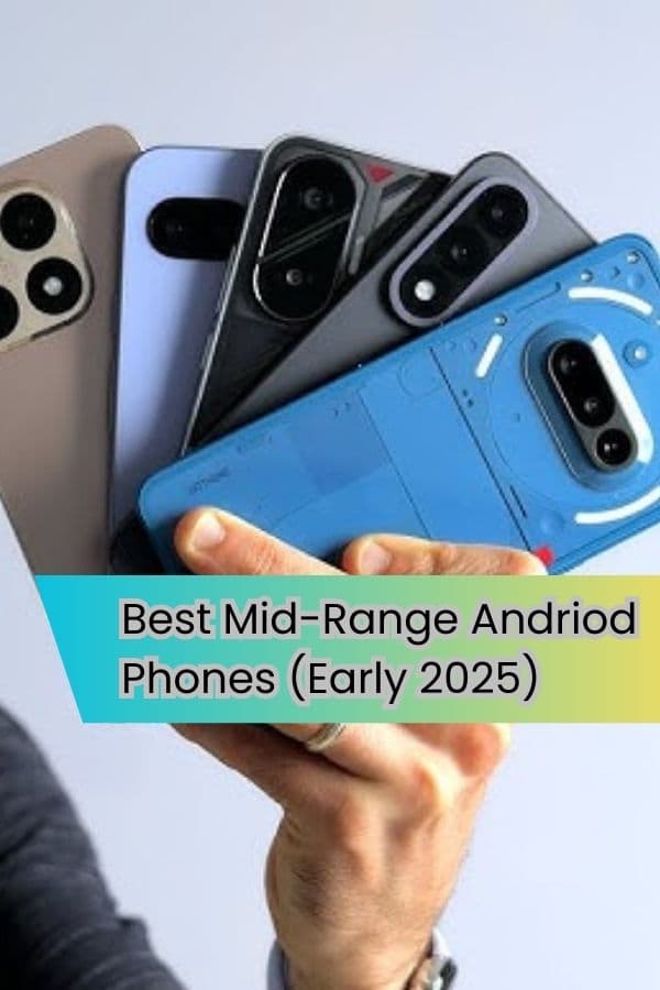 Best Mid-Range Andriod Phones (Early 2025)