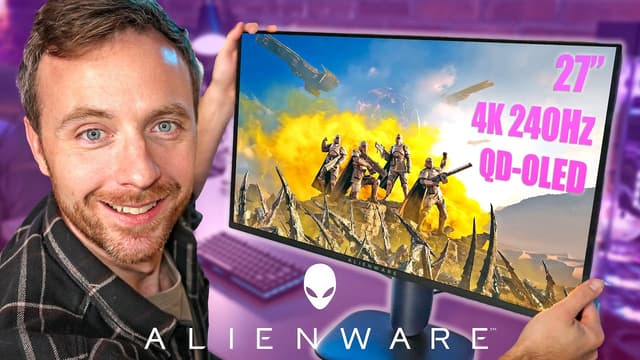 Alienware 27 4K QD-OLED Gaming Monitor Review