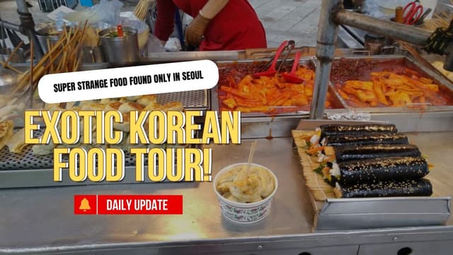 Exotic KOREAN FOOD Tour! SUPER STRANGE food found only in Seoul, South Korea! 